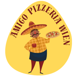 Amigo Pizzeria Wien logo.